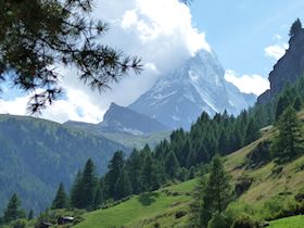 The Matterhorn from Zermatt.