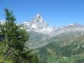Alpine Italian side of the Matterhorn