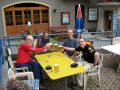 Alpine post 100 mile trek refreshment