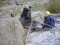 Multi pitch in Wales on Idwal slabs