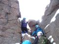 Complicated route finding in the Cairngorms.